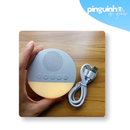 Máquina de ruído branco infantil , luz noturna com carregamento USB, reprodutor de som para dormir